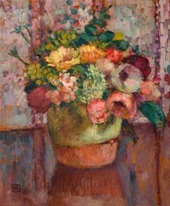 Bouquet by Theo van Rysselberghe