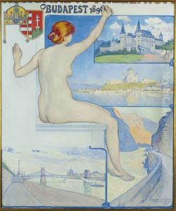 Budapest (poster Sketch For La Compagnie Des Wagons-lits)