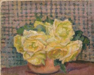 Vase De Roses by Theo van Rysselberghe
