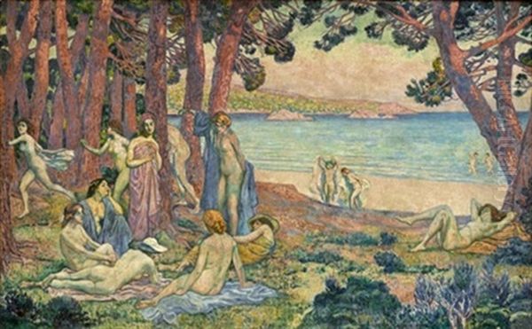 Baigneuses Au Bord De L'eau - view 1