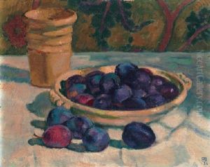 Nature Morte Aux Prunes by Theo van Rysselberghe