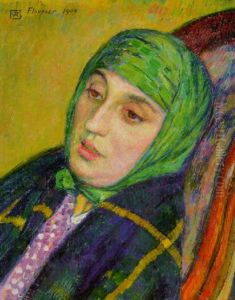 Portrait De Femme by Theo van Rysselberghe