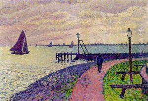 Entree Du Port A Volendam by Theo van Rysselberghe