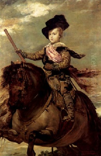 Equestrian Portrait Of Prince Baltasar Carlos - view 1