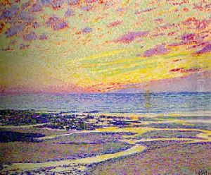 Plage A Maree Basse A Ambleteuse, Le Soir