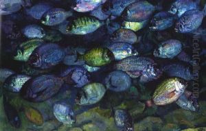 Banc De Poissons by Theo van Rysselberghe