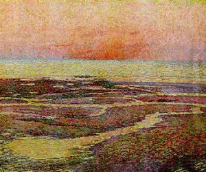 La Plage D'amblereuse by Theo van Rysselberghe