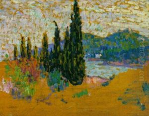 Paysage D'italie by Theo van Rysselberghe