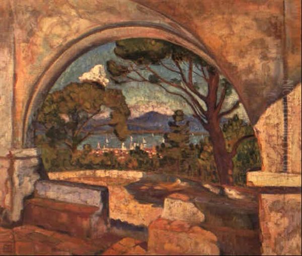 St. Tropez, Vue De La Chapelle St. Anne - view 1