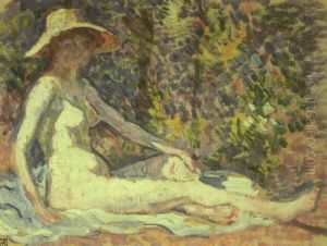 Femme Nue Assise by Theo van Rysselberghe