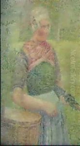 Jeune Paysanne by Theo van Rysselberghe