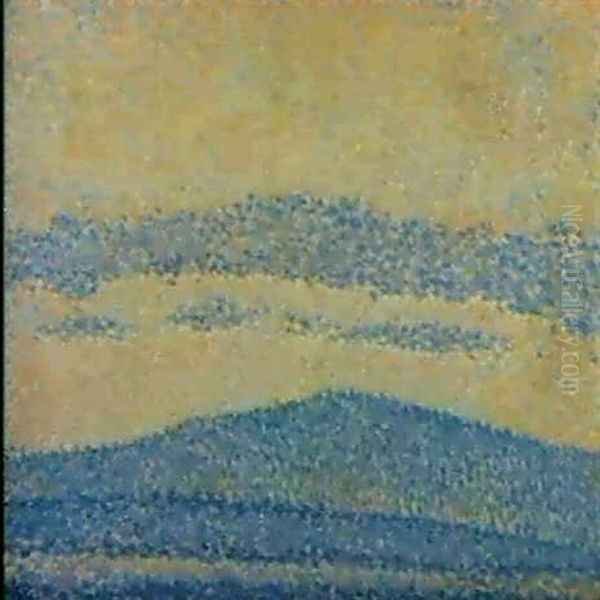 Landscape In Yellow And Purple - view 1