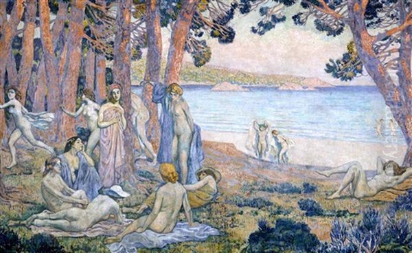 Baigneuses Au Bord De La Mer - view 1