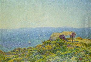 L'lle Du Levant, Vu Du Cap Benat by Theo van Rysselberghe