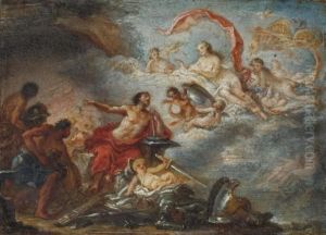Venus Demandant A Vulcain Des Armes Pour Enee