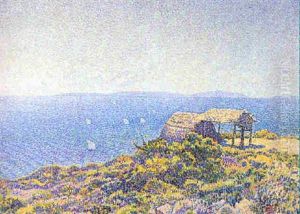 L'ile Du Levant, Vu Du Cap Benat by Theo van Rysselberghe