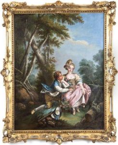 The Grape Harvesters by Francois Boucher