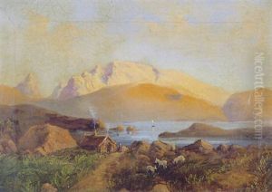En Aften Pa Dovre by Carl Anton Saabye