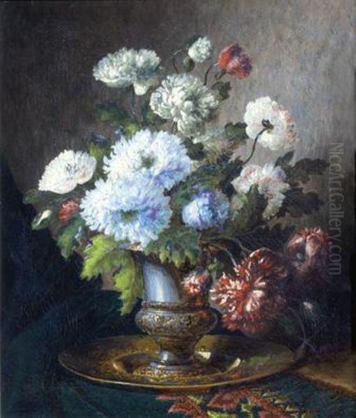 Flower In A Vas (with 4 Others By Different Artists) - view 1
