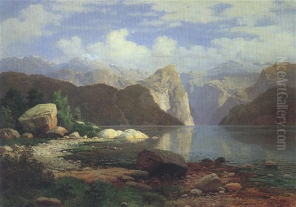 Norwegische Fjordlandschaft - view 1