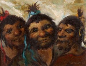 Drei Eingeborene by Daniel Sabater Y Salabert