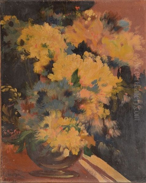 Bouquet Jaune Et Vert, Paris - view 1