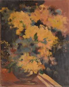 Bouquet Jaune Et Vert, Paris