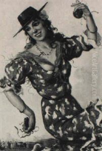 Bailaora Flamenca by Daniel Sabater Y Salabert