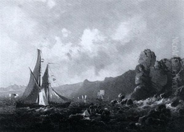Segelschiff (in Der Bucht Von Rio De Janeiro?) - view 1
