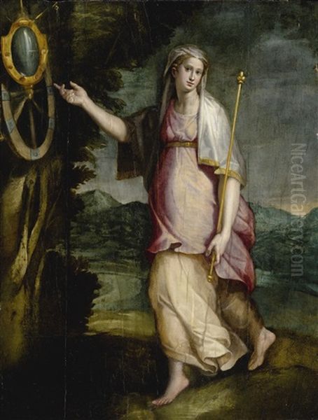 Allegorical Figure, Probably Prudence - view 1