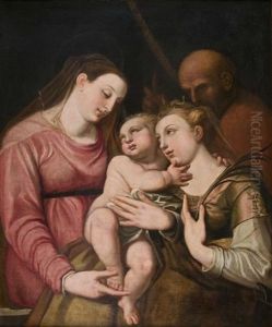 Matrimonio Mistico Di Santa Caterina by Lorenzo Sabatini