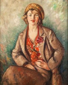 Portrait De Femme Au Beret