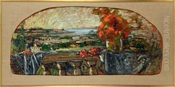 Vue D'un Balcon A Hammana, Liban - view 1
