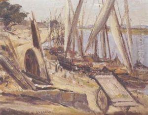 Felouques Au Bord Du Nil