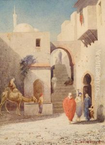 (scene De Rue En Egypte)