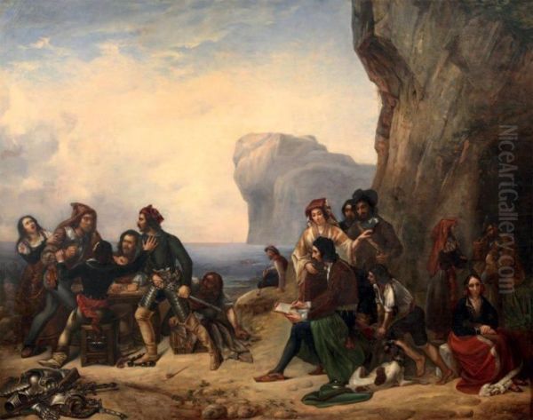 Captivite De Salvator Rosa Parmis Les Brigands Des Abruzzes - view 1