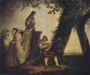 Alban Peasants In A Park Near Rome Alban Peasants In A Park Near Rome