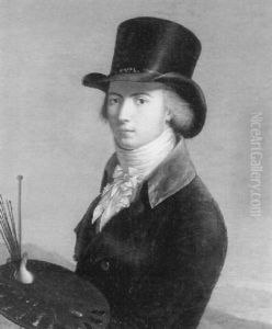 Autoportrait D'artiste A La Palette by Jacques Sablet