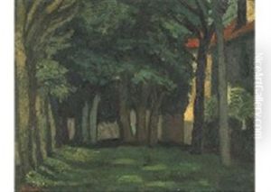 Grove Of Trees In Summer by Makoto Saburi