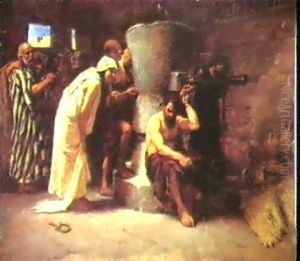 Taunting The Prisoner by Cesare Saccaggi