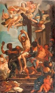 Martyre De Saint Bartholomee by Andrea Sacchi