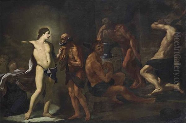 Apollo In The Forge Of Vulcan - view 1