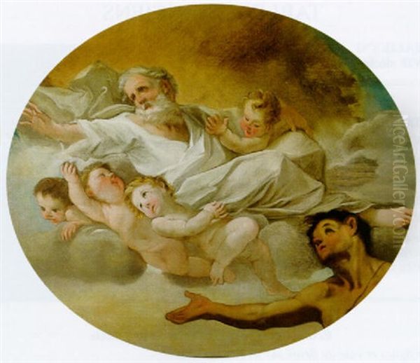 Dieu Le Pere Entoure D'anges - view 1