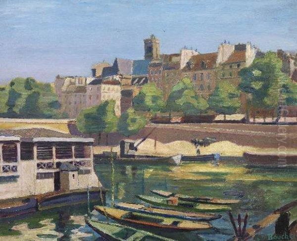 La Seine Au Quai D'anjou - view 1