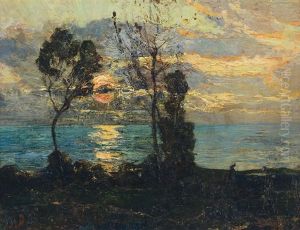 Marina Al Tramonto by Giuseppe Sacheri