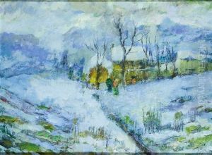 Paesaggio Innevato by Giuseppe Sacheri