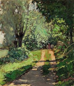 Viottolo Di Campagna by Giuseppe Sacheri