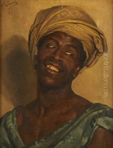 Tete D'africain by Emile Sacre
