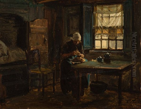 Interior With Farmer's Wife - view 1