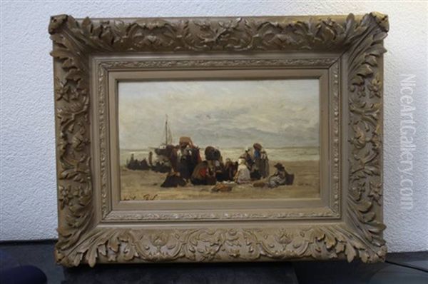 Vissersvrouwen Op Het Scheveningse Strand - view 1